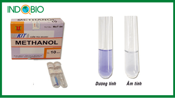 cách kiểm tra methanol trong rượu